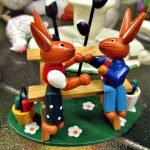 Oster-Dekoration bunt