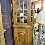 Eckvitrine Eiche rustikal Holz