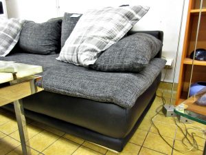 Schlafsofa modern dunkelgrau