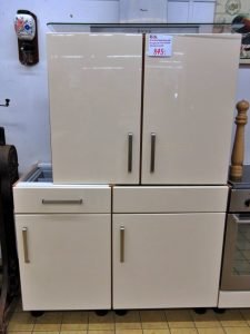 Einbauküche creme 310 Schränke