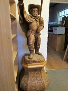 Adventskalender 23.12.2019 Nachtwächter Massivholz 160 cm