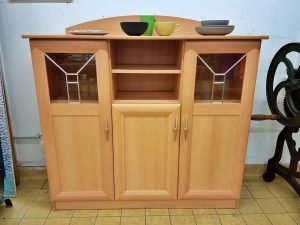Wohnmöbel Highboard modern Buche