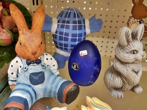 Osterdeko Osterhasen Keramik