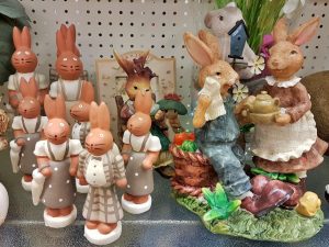 Osterdeko Osterhasen Keramik