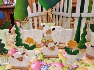 Osterdeko Osterfiguren Holz Handarbeit