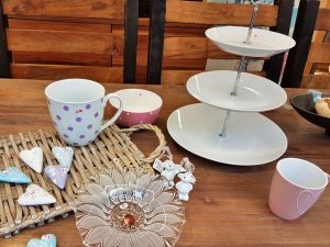 Dekoration Etagere Porzellan