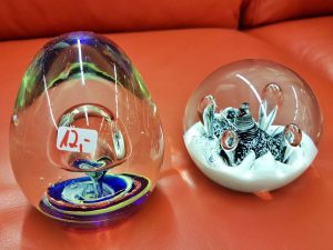 Dekoration Glaskugel Briefbeschwerer