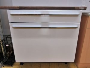 Möbel Küchenschrank Badmöbel Hochglanz weiss