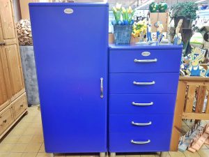 Möbel Wäscheschrank Kommode Malibu Tenzo blau