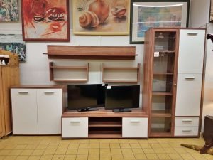 Wohnwand Holz modern