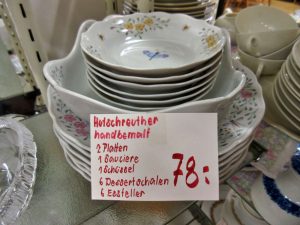 Porzellan Geschirr Hutschenreuther handbemalt