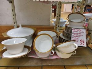 Porzellan Geschirr Rosenthal Senator Gold