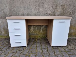 Schreibtisch Holz/weiss modern