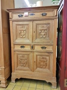 Antike Möbel Vertiko Kommode Highboard Schrank Eiche