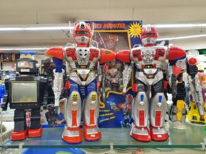 Retro Roboter Kinderspielzeug
