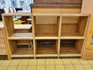 Regal Bücherregal Raumteiler Holz massiv