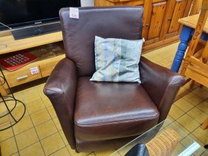 Sessel Fernsehsessel Ledersessel braun