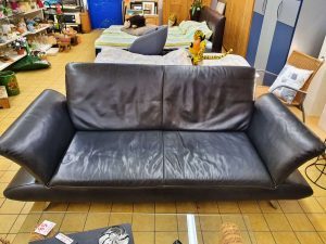 Couch Sofa Koinor Leder schwarz