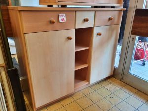 Kommode Schränkchen Holz Buche hell