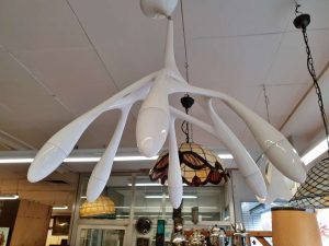 Design Deckenleuchter Lampe weiss