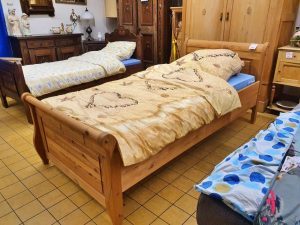 Einzelbett Weichholz natur