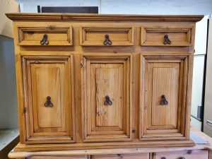 Kommode Sideboard Türen und Schubladen Weichholz