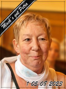 Wir nehmen Abschied von unserer langjährigen Mitarbeiterin Petra