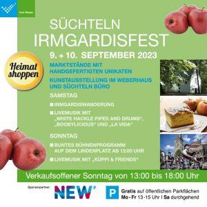 Irmgardisfest Süchten vom 09. bis 10.09.2023